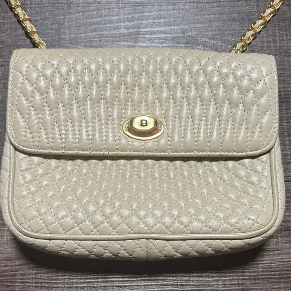 Bally Ivory Quilted Crossbody Bag - Picture 3 of 13